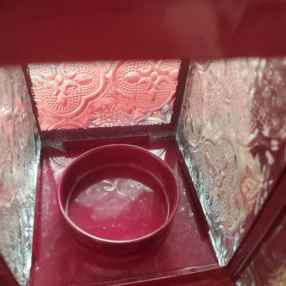 GlobeIn Small Hanging Lantern - Maroon - Picture 4 of 6